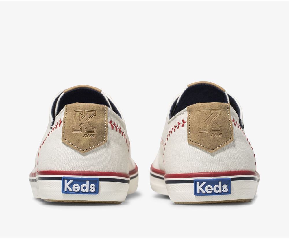 Keds Sneakers White - Champion Pennant - Womens DMUPWR-169